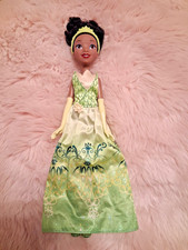 Hasbro Disney Princess Tiana Royal Shimmer 2015 Doll With Gloves & Green Shoes