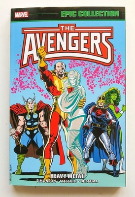 Avengers Heavy Metal Marvel Epic Collection Graphic Novel Comic Book