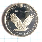 Lot of 2 - APMEX 1/4 ounce .999 fine silver 'Standing Liberty' coins