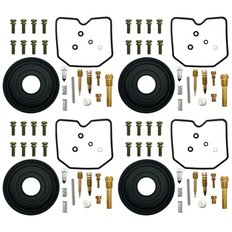 4SET For KAWASAKI ZRX1200 /R/S 2001-2003 carburetor repair kit plunger diaphragm - Image 2 of 4