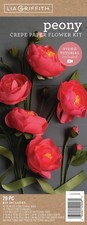 Crepe Paper Flower Kit Peonies