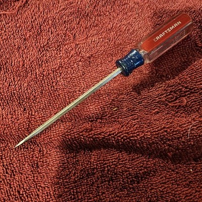 Craftsman USA 41589 T WF 1/8'' Flat Tip 4'' Screwdriver.
