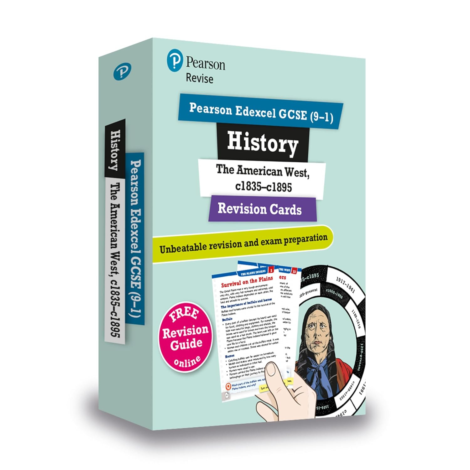 Pearson REVISE Edexcel GCSE History American West Revision Cards incl. online revision - for 2027, 2028 exams - Image 2