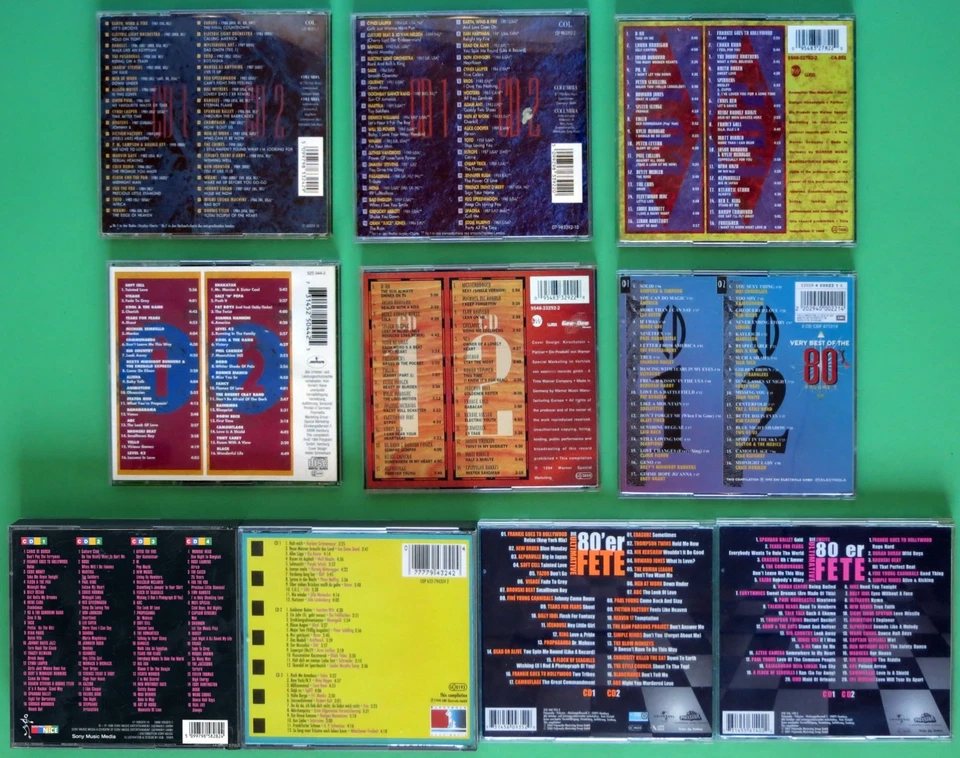 23 CD Die 80er: Very Best Of 80s Vol 1 2 3 4 5 7 ☆ 80er Fete Vol 1 + 2 ☆ Deutsch - Bild 3 von 3