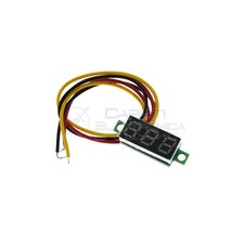 Display Lcd ROSSO Voltometro DC 0-100V 12V 24V 30V Tensione Tester