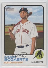 2022 Topps Heritage Team and Name Color Swap Variation Xander Bogaerts #173 1b3