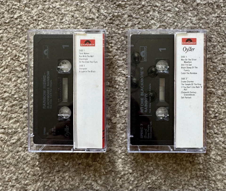 RITCHIE BLACKMORE'S RAINBOW CASSETTE TAPES Oyster Label X 2 Bundle - Image 3 of 3