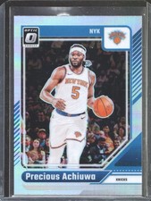 2024-25 Panini Donruss Optic - Precious Achiuwa #201 Silver Holo Prizm - Knicks