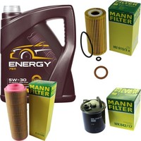 Inspektionspaket 5L Mannol Energy 5W-30 FüR Mercedes W168 A 170 CDI 414 1.7