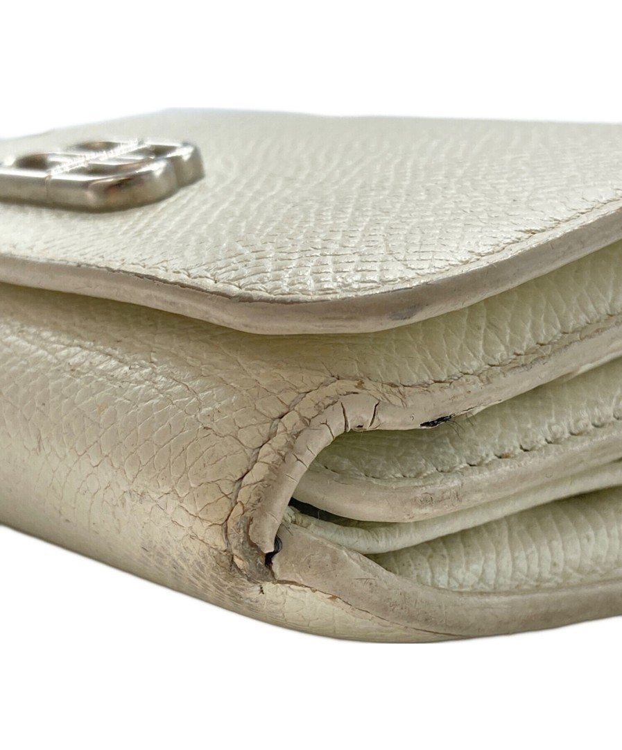 BALENCIAGA BB Metal Logo Bi-fold Wallet Authentic Women 7276 thumbnail 9