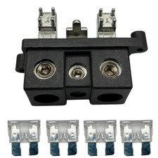 ALPINE MRXM110 MRX-M110 Amplifier Power Terminal W Screws 4x25 Amp Fuses Set