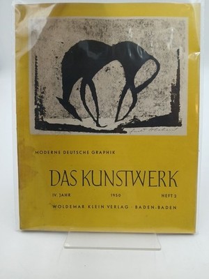 Das Kunstwerk  Moderne deutsche Graphik (IV. Jahr, Heft 2) Zahn, Leopold: