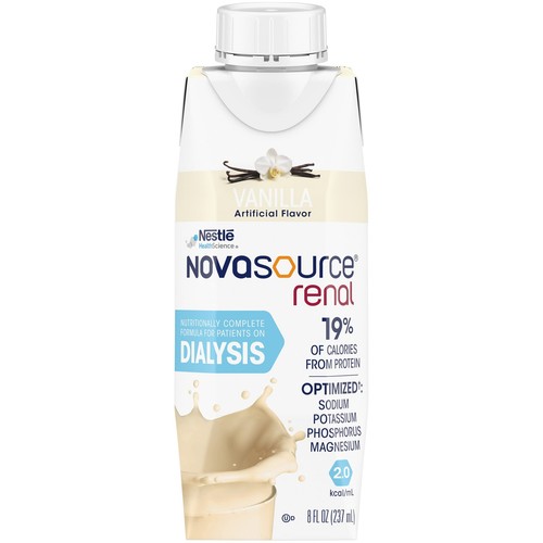 Nestle Renal Nutritionally Complete Formula Vanilla 8 oz Carton 24 Ct ...