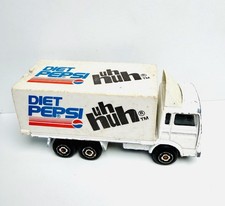 Vintage 1987 Majorette Volvo Diet - Pepsi Box Truck - Made In France Semi Toy