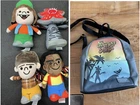 Lot Of 4 Stranger Things 7.5” Mini Plush Dustin Will Lucas Demogorgon & Backpack