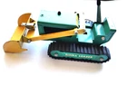 Vintage Tonka 1962 Front End Loader #402 Green & Yellow Pressed Steel