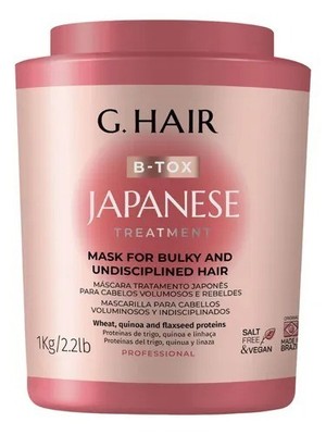 G.Hair Japanese Brazilian Hair Treatment Mask Keratin 1Kg - 3 Day USA