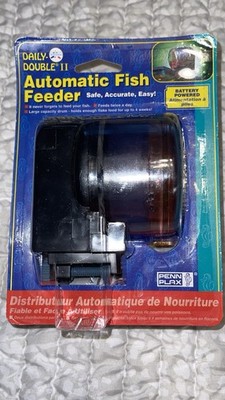 Penn-Plax Daily Double II Battery Operated Automatic Fish Feeder