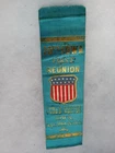 CEDAR RAPIDS IOWA 20th VOL INFANTRY GAR CIVIL WAR VET GRAND ARMY REUNION RIBBON