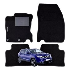 Set Tappeti Moquette Adatti per NISSAN Qashqai II (2014-2021) - con 2 Attacchi