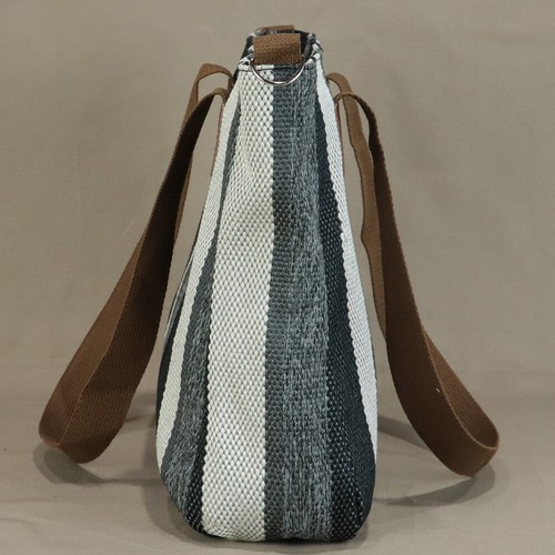 Canvas Shoulder Bag for Women Handbag Purse Linen Tote for Ladies Hobo Bag - Picture 4 of 18