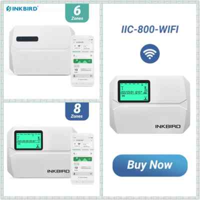 6 OR 8Zones EU Types of WIFI Sprinkler Controller Used to Intelligent Irrigation