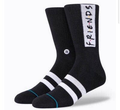 Stance Friends The First One Crew Length Casual Fashion Sock - Size Large
