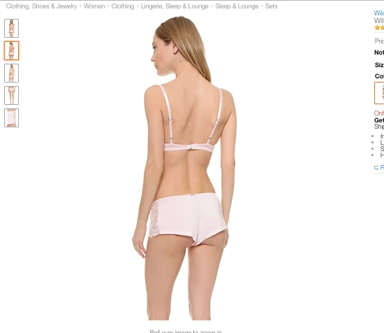 WILDFOX Conjunto Corto Mujer First Comes Love Bralette y Tap ¡NUEVO EN CAJA DE REGALO! Foto 3 de 4