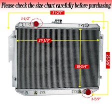4-row Aluminum Radiator For 1999-03 2001 Dodge Ram 1500 2500 3500 Van 3.9l 5.9l