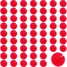 60 Pcs Red Sponge Clown Noses for Cosplay Halloween Costume Party Supplies