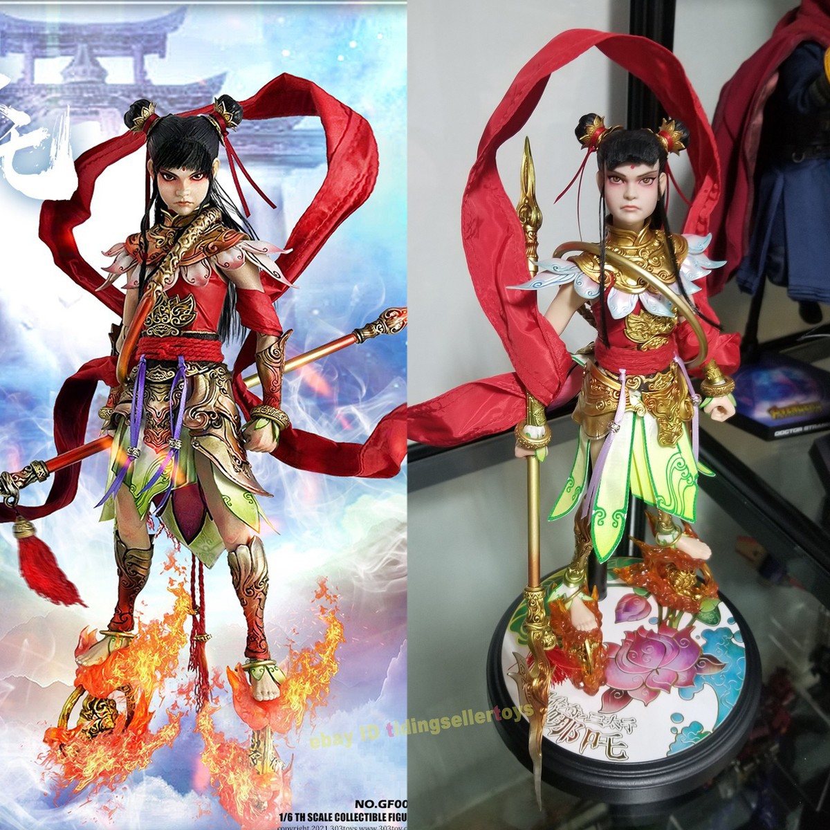 303TOYS OUZHIXIANG Nezha The Journey to the West 1/6 Action