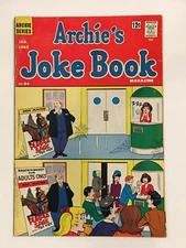 Archie's Joke Book #84 (Archie Comic 1965) Betty Veronica Pin-Up VG+