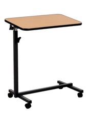 TABLE DE LIT D'HOPITAL mobile avec plateau réglable multi-positions 40 x 60 cm