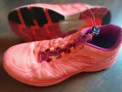 Salomon Womens Sonic Pro Ortholite Impressions Quicklace Pink Size 