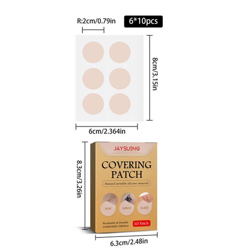 Skin Invisible Concealer Stickers Invisible Sticker Scar Tattoo Covering Patches - Picture 12 of 14