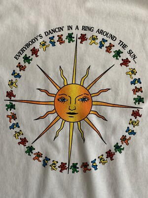 Grateful Dead Dancing Bear Long Sleeve shirt size 3XL Bears Sun Lot shirt WEIR