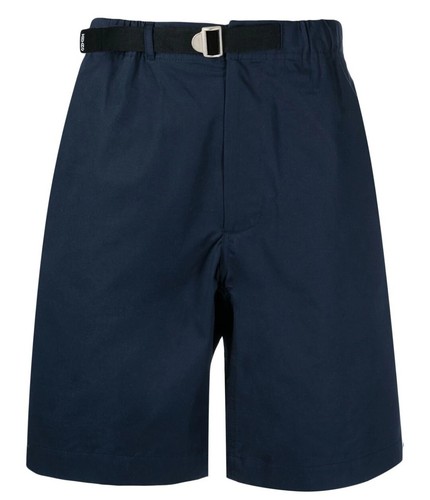 $325 Kenzo Men's Regular-Fit Elastica Belted Stretch Waist Cotton Shorts Size M - Imagen 10 de 11
