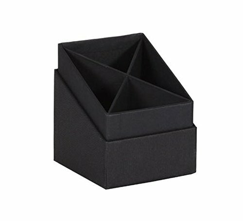 Rössler Soho - Portamatite da scrivania, colore: nero (x4Z)