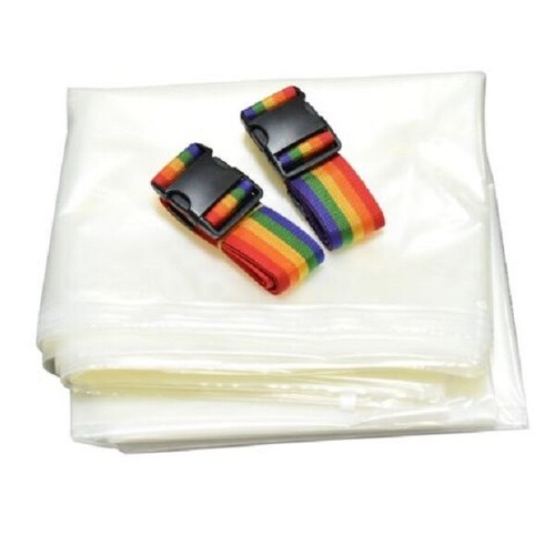 Mattress Vacuum Storage Bag Heavy Duty -Zip Seal & Clips & 2 Straps Laytex Koala - Picture 10 of 12