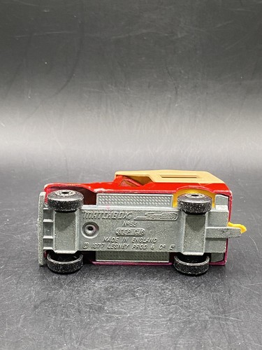 Matchbox Superfast #53 Jeep CJ6 Red Vintage Collectible Toy Truck - Picture 5 of 5