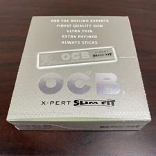 OCB X-Pert Slim Fit - King Size Slim Rolling Paper 24 Count Box Papers