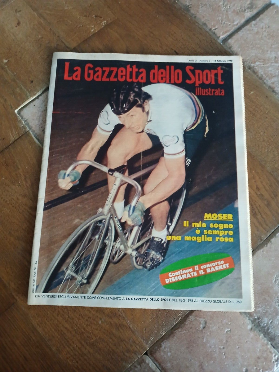 LA GAZZETTA DELLO SPORT ILLUSTRATA 1978=MOSER=BJORN BORG=INTER