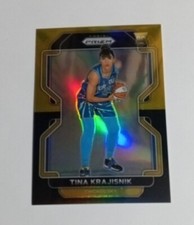 2022 Panini WNBA Prizm Tina Krajisnik RC Rookie No. 13 Black And Gold Prizm 2/5