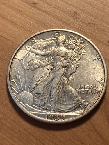 1939 P Walking Liberty Half Dollar - AU - As Shown! (#903)