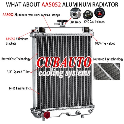 Radiator Fit Kubota Excavator U35S U35-S2 KX91-3 KX91-3S KX91-3S2 #RC411-42300 - Picture 1 of 9