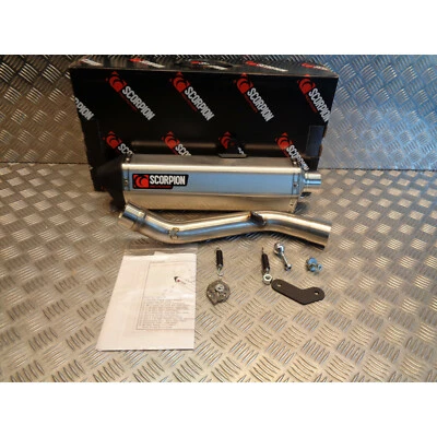 PROMOTOPIÈCES pot echappement silencieux scorpion serket inox brosse moto kawasaki z 800 RKA98