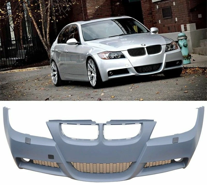 Performance M-Pack Sport Front Bumper For BMW 3er E90 / E91 PDC Holes |