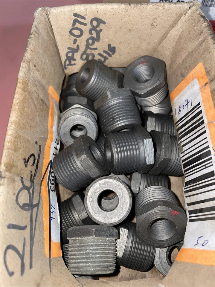 3/4" X 1/4" 3M/6M Threaded (NPT) Hex Bushing Forged Steel (lot Of 49) - Image 3 of 4