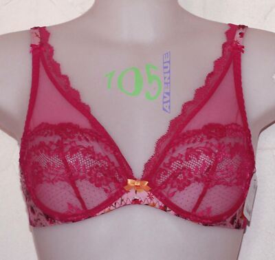 New Triangle Plunge Bra Aubade Delicate Extase + FR85C/90B/95B/95C