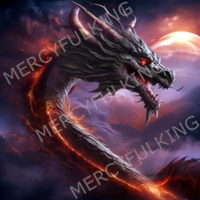 Dragon - Digital AI Art Image (4k HD) High Resolution Print Download